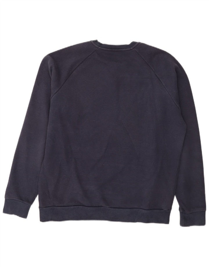 Felpa da uomo Fila Maglione grande in cotone blu navy