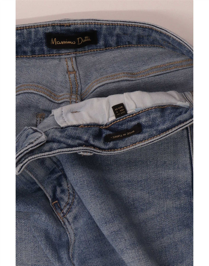 Jeans dritti da donna Massimo Dutti EU 38 Small W28 L27 Blu