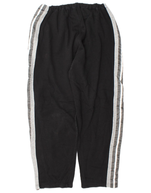Pantaloni da tuta grafica da uomo Asics XL in cotone color block nero