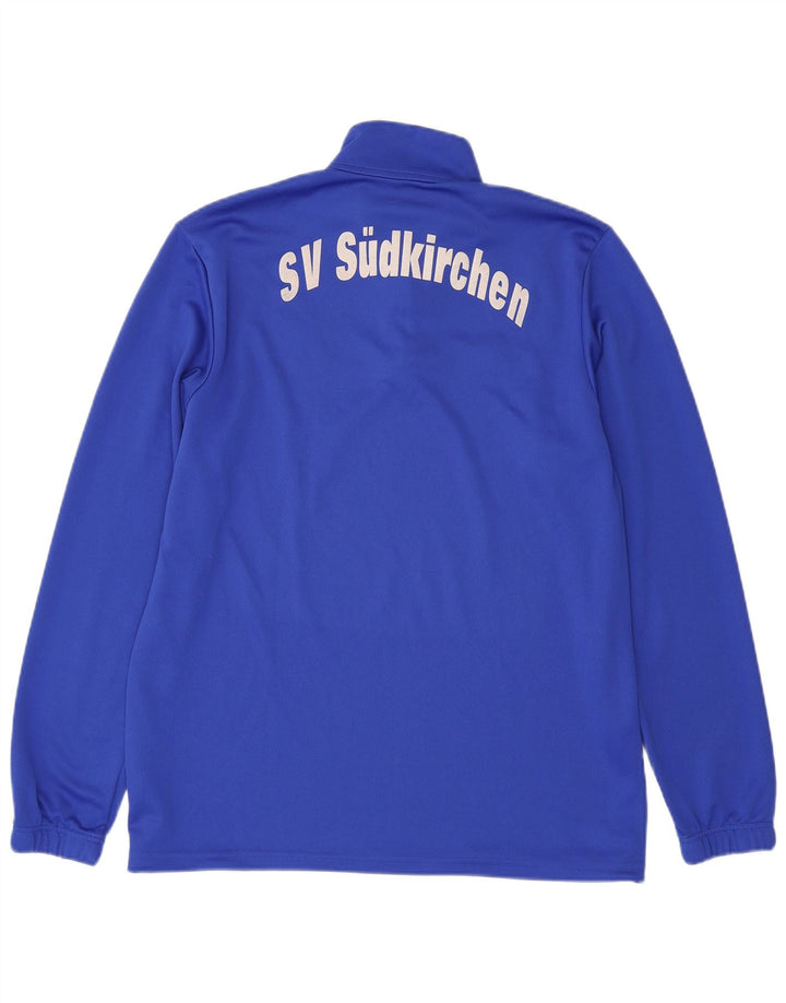 Top da tuta ADIDAS da uomo Aeroready Graphic Zip Neck Pullover XL Blu