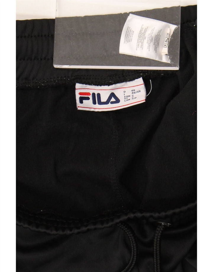 Pantaloni da tuta con grafica Fila da uomo, pantaloni da jogging, piccoli, in poliestere a righe nere