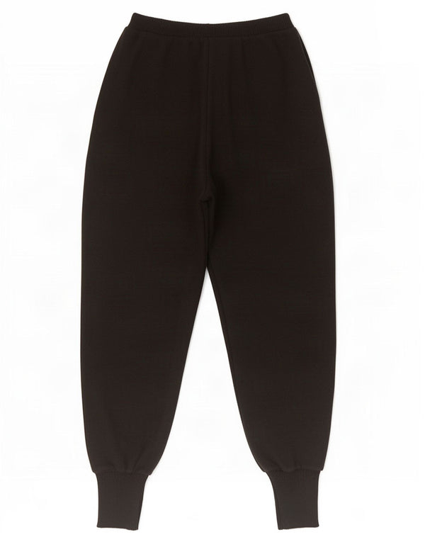 Pantaloni da tuta da donna Zara in maglia da jogging UK 14 Large in viscosa nera