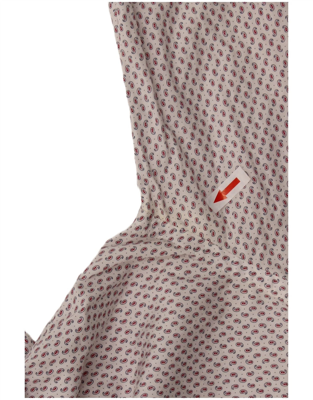 Camicia da uomo PAUL SMITH Taglia 15 38 Paisley bianco medio