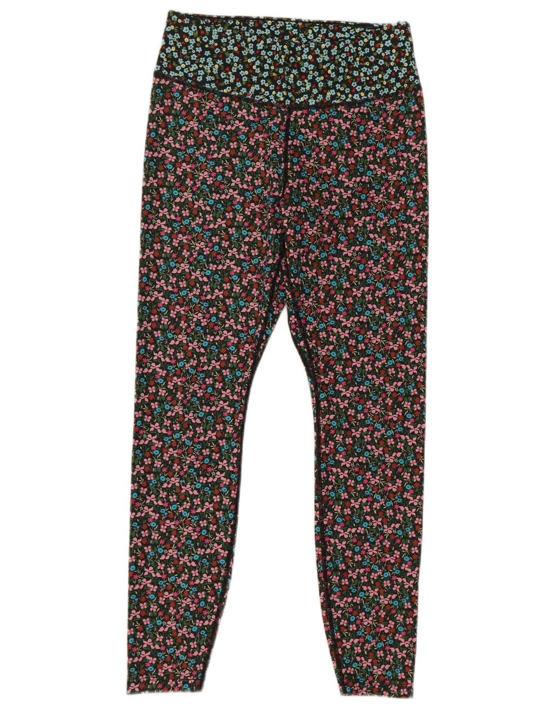 Leggings Nike Dri Fit da donna UK 14 Poliestere floreale multicolore medio