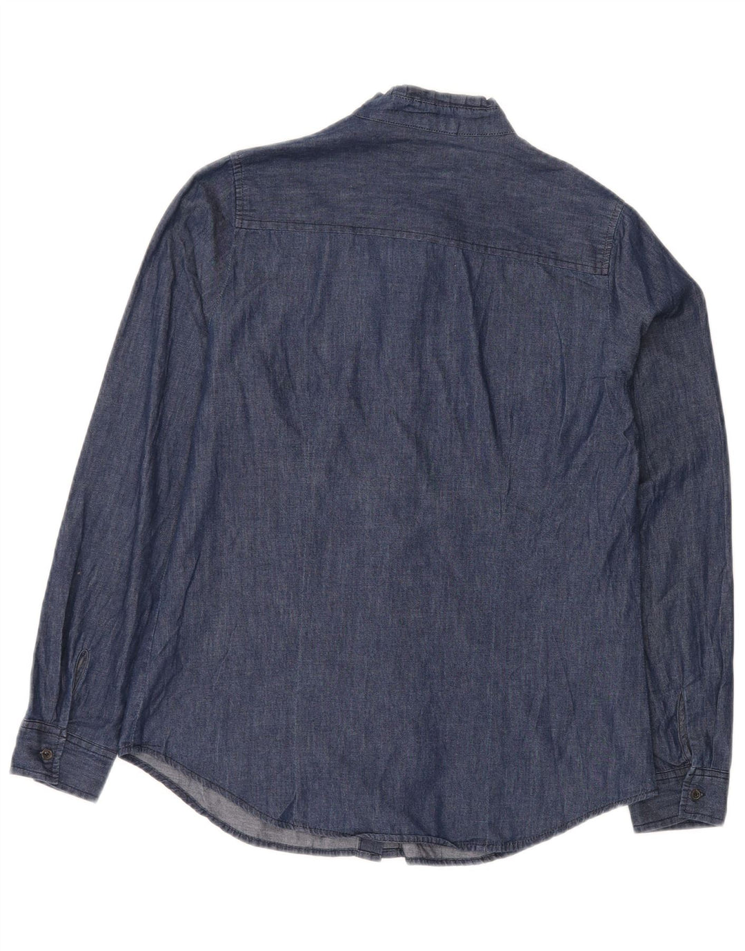 Camicia di jeans da donna IZOD UK 10 piccola in cotone blu navy