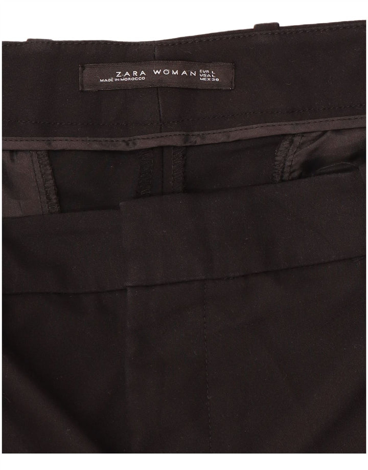 Pantaloni chino slim da donna Zara grandi W34 L27 neri
