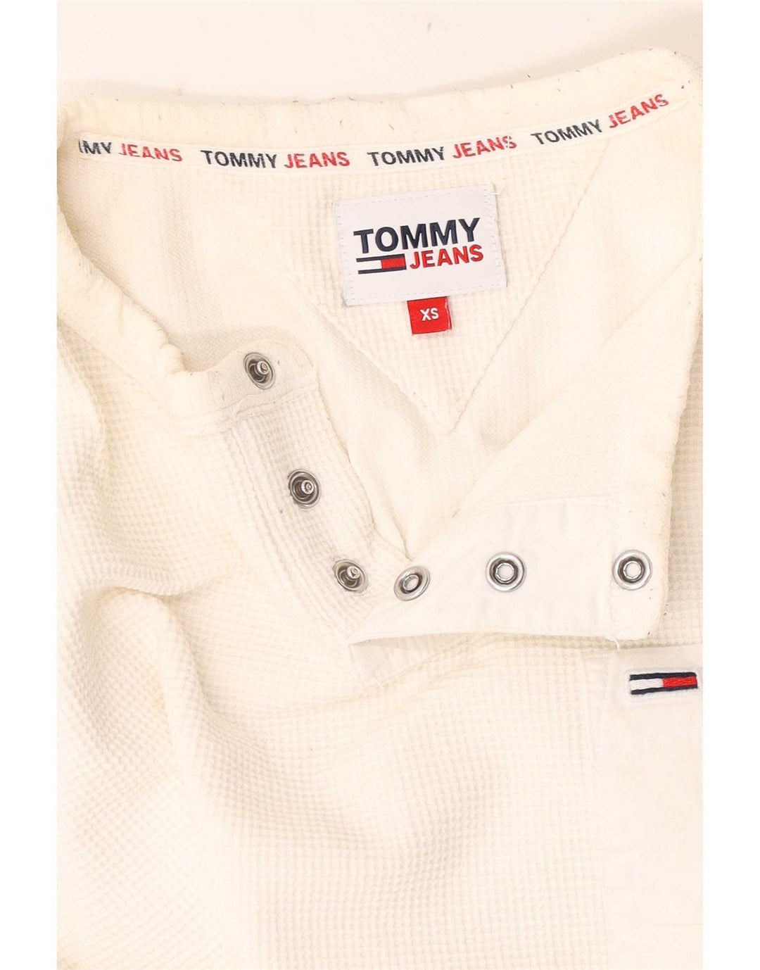 Tommy Hilfiger Uomo Top Manica Lunga XS Bianco