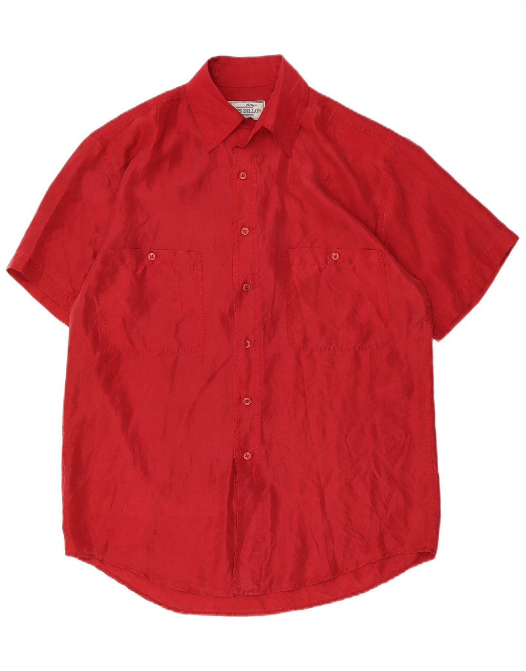 Camicia a maniche corte da uomo James Dillon piccola rossa