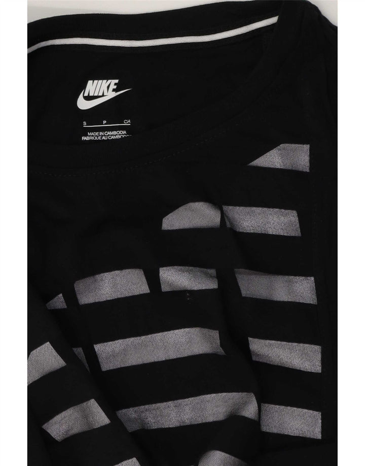 T-shirt grafica da uomo Nike Top piccola nera