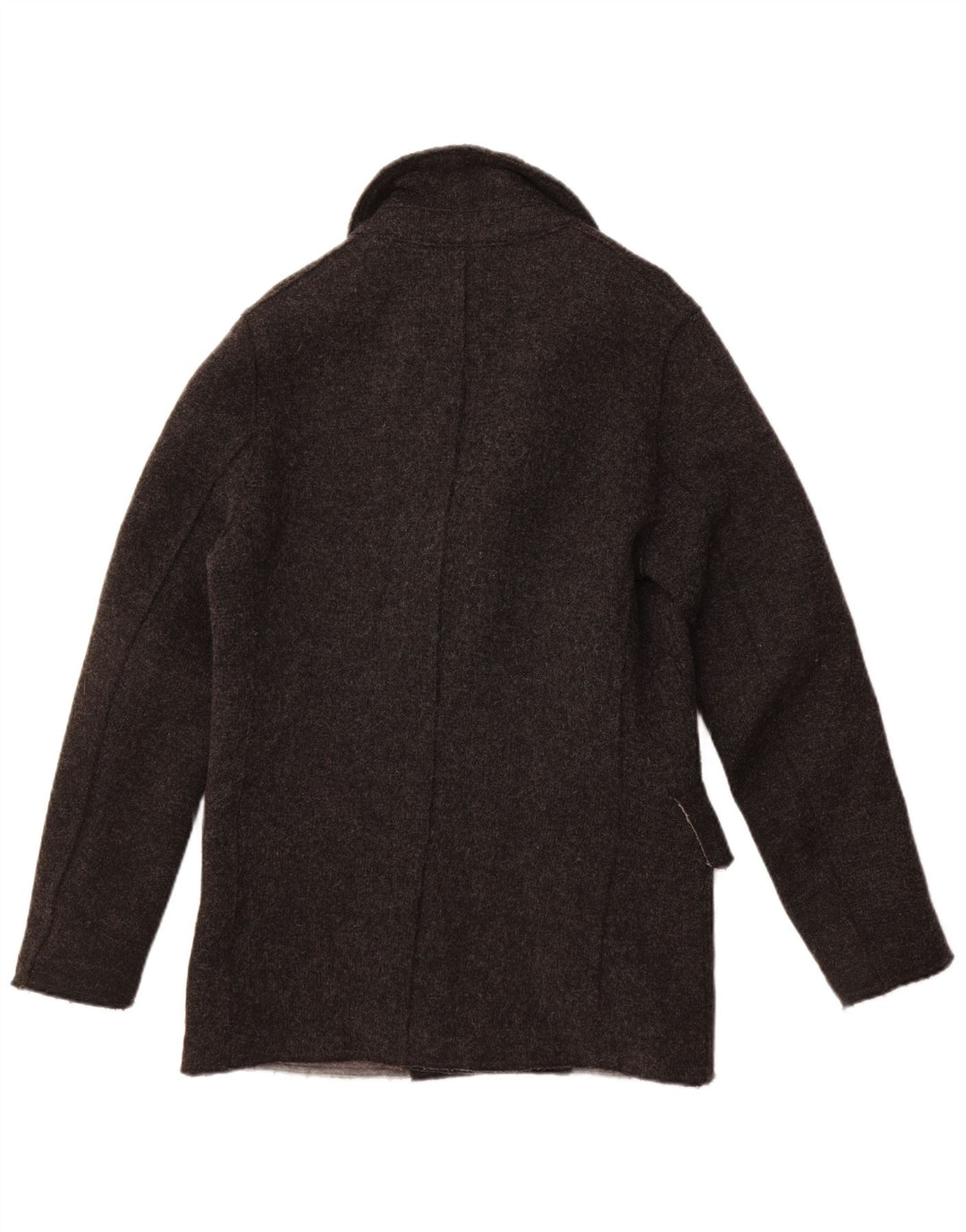 PRENTISS Cappotto da marinaio lavorato a maglia da uomo IT 50 Large in lana grigia