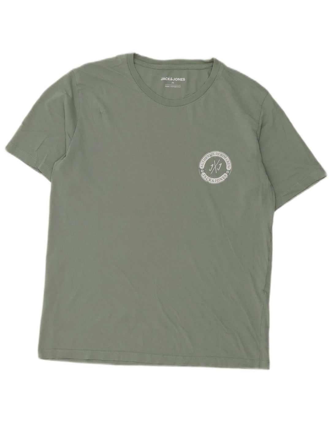T-shirt da uomo Jack & Jones Top in cotone verde medio