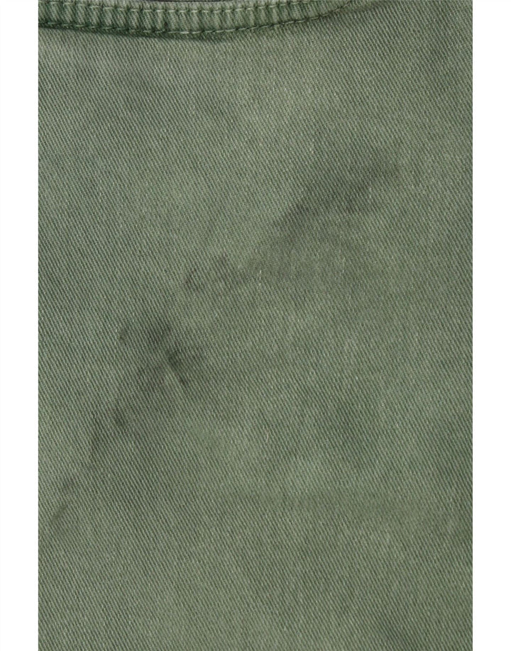 Pantaloncini di jeans da uomo Gas W32 cotone verde medio