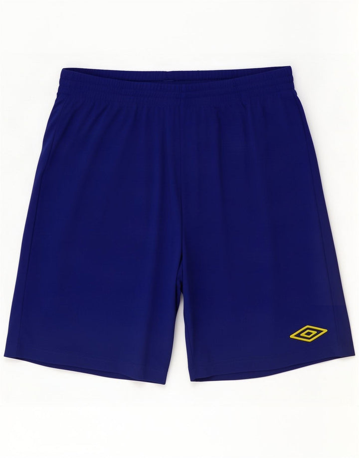 Pantaloncini sportivi Umbro da uomo grandi in poliestere blu
