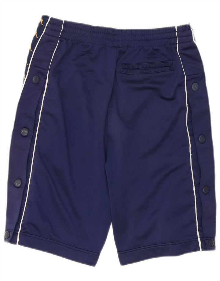 Pantaloncini sportivi grafici da uomo Kappa piccoli in poliestere blu navy