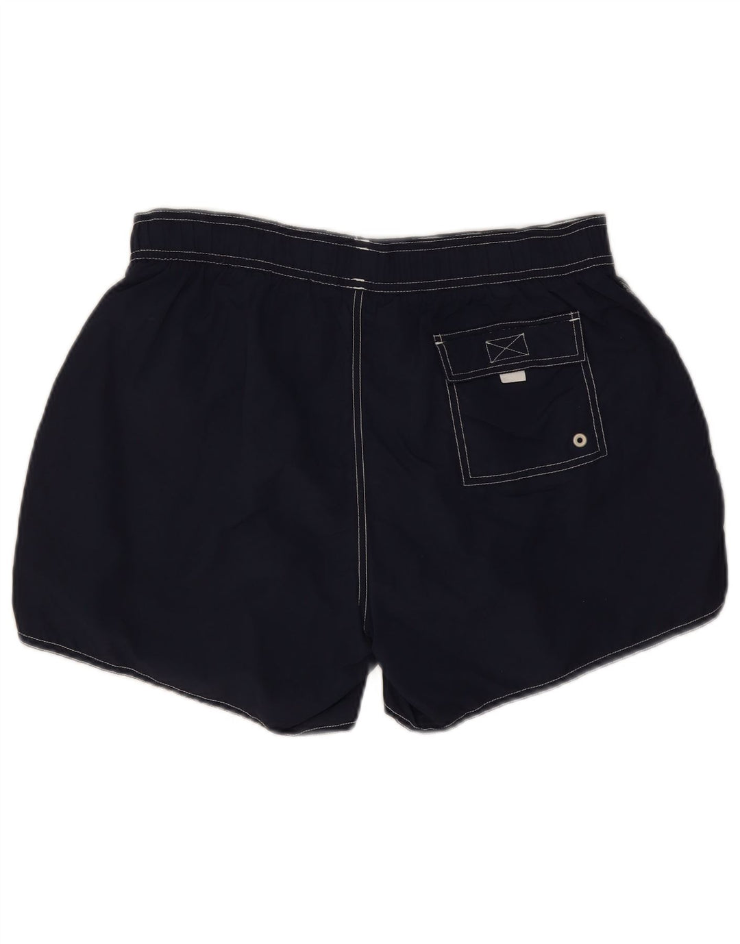 Pantaloncini da bagno da uomo Hugo Boss medi blu navy in poliammide
