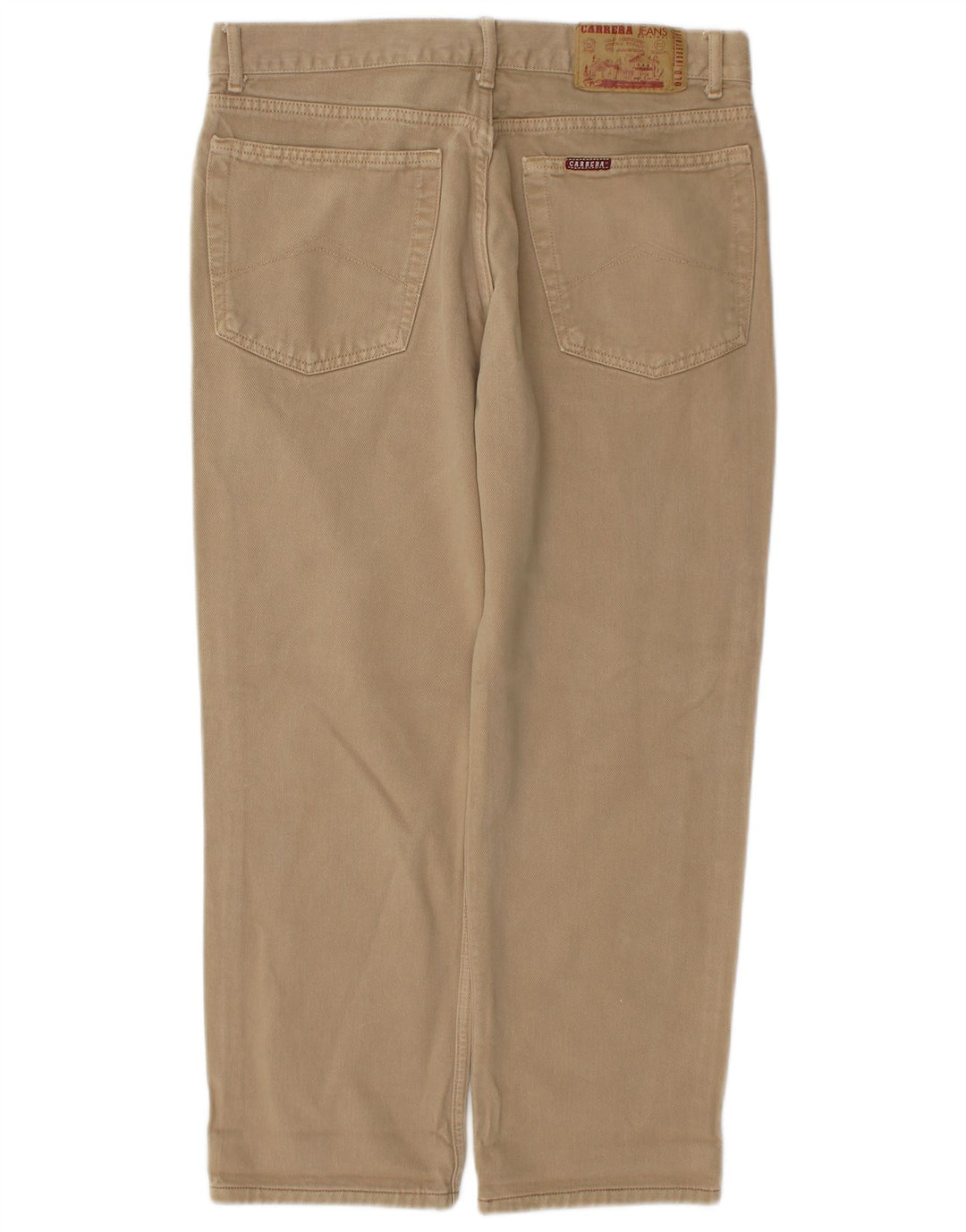 Jeans dritti corti da uomo Carrera W32 L26 Beige