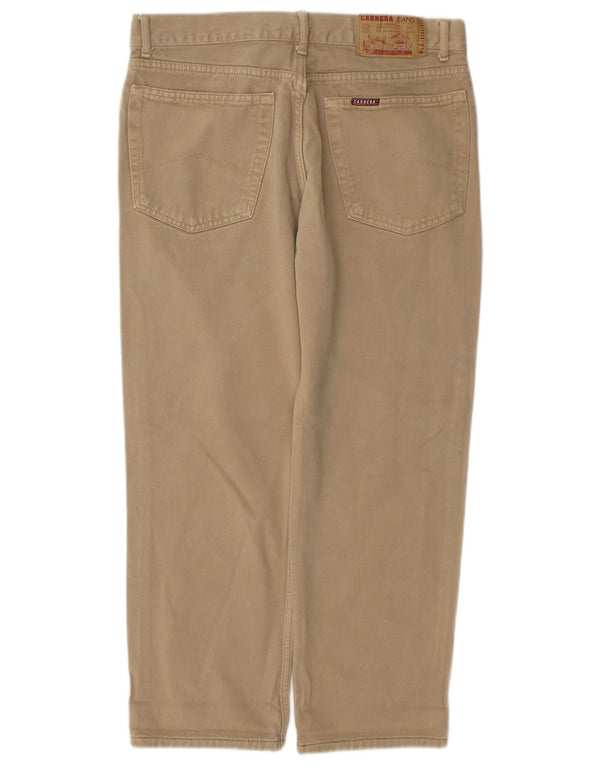 Jeans dritti corti da uomo Carrera W32 L26 Beige