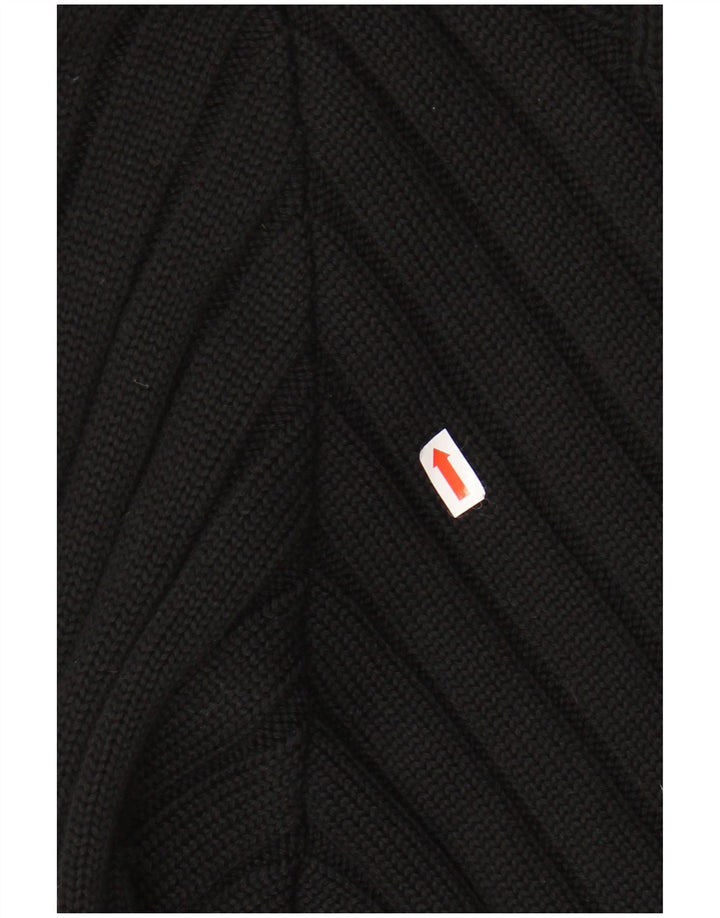 Maglione maglione girocollo da donna VINTAGE UK 20 2XL Nero