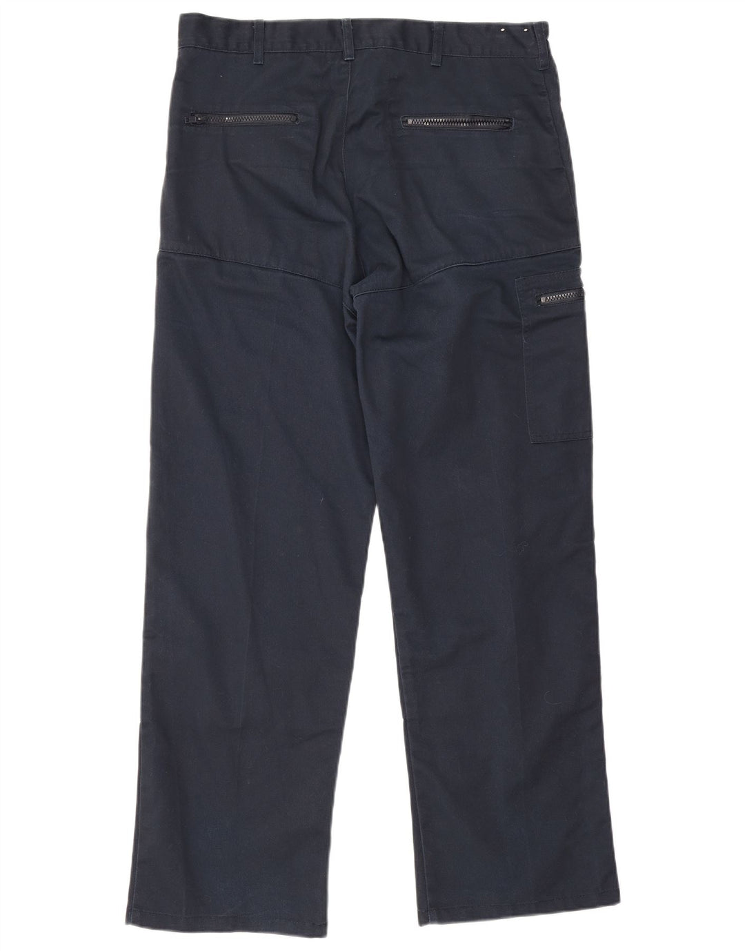 Pantaloni cargo dritti da uomo Dickies W34 L31 poliestere blu navy