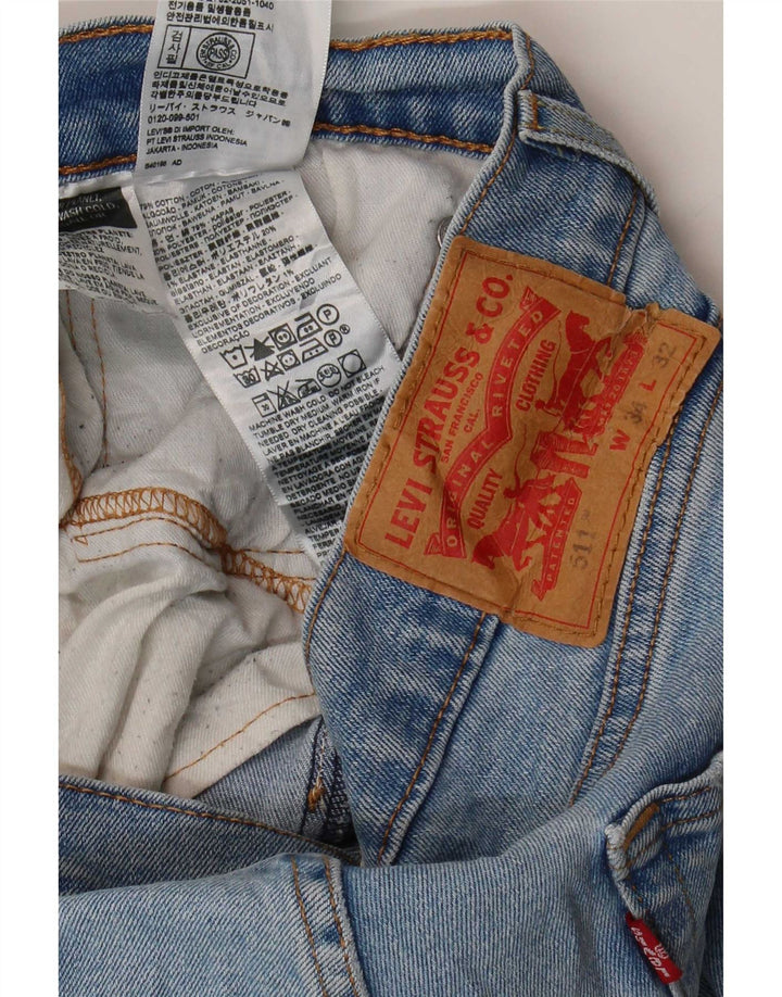 Jeans Levi's Uomo 511 Slim W34 L32 Cotone Blu
