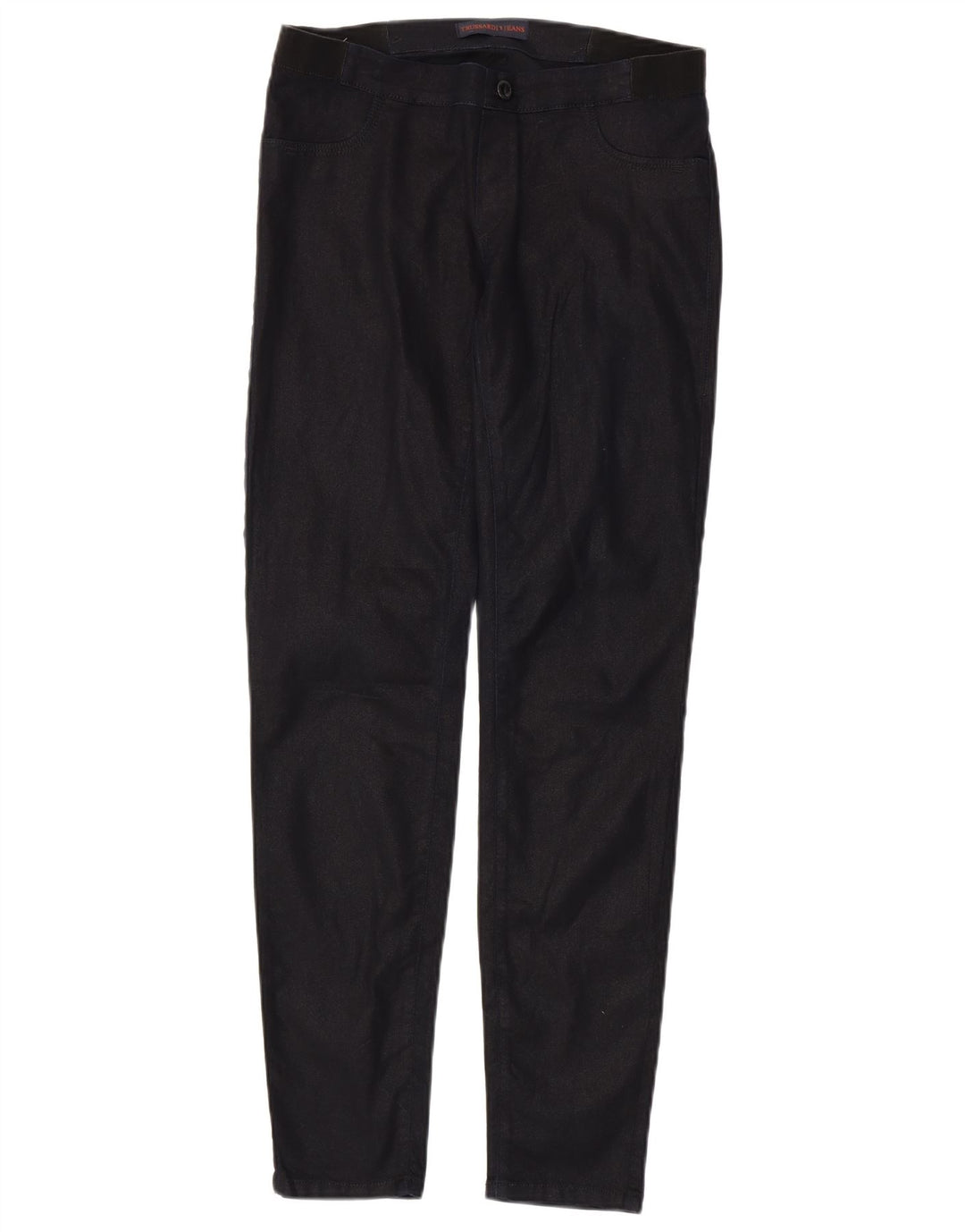 Pantaloni Casual Slim da Donna TRUSSARDI Large W32 L30 Blu Navy in Cotone