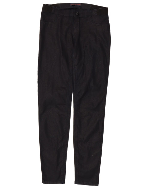 Pantaloni Casual Slim da Donna TRUSSARDI Large W32 L30 Blu Navy in Cotone