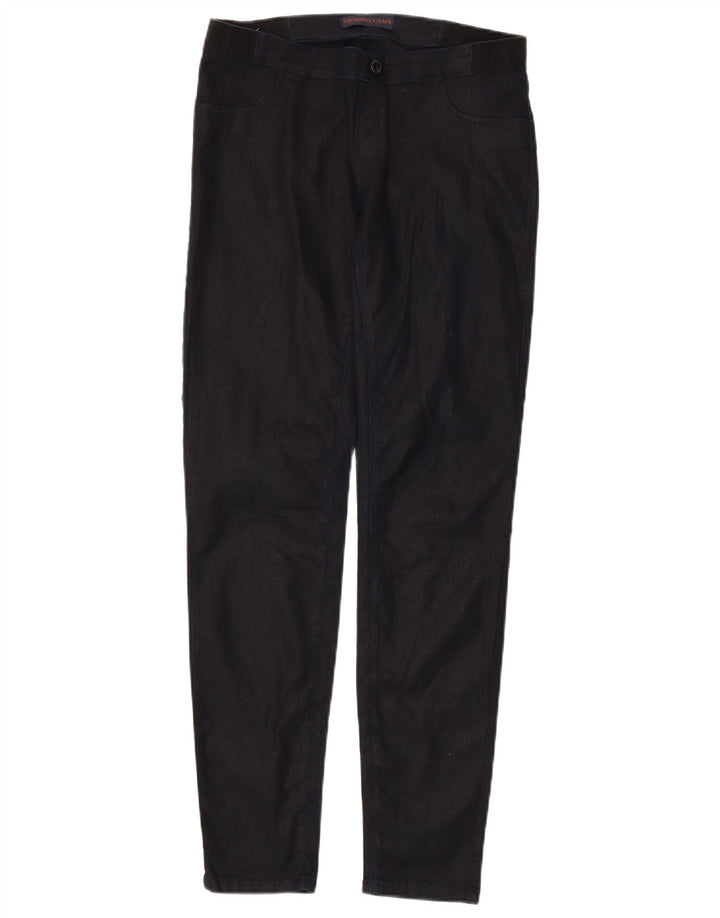 Pantaloni Casual Slim da Donna TRUSSARDI Large W32 L30 Blu Navy in Cotone