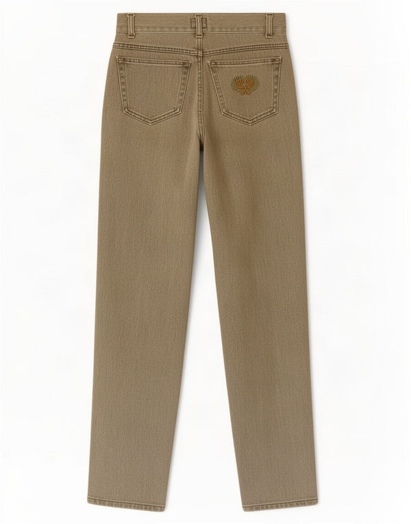 Jeans affusolati da donna Laura Biagiotti W28 L29 cotone kaki