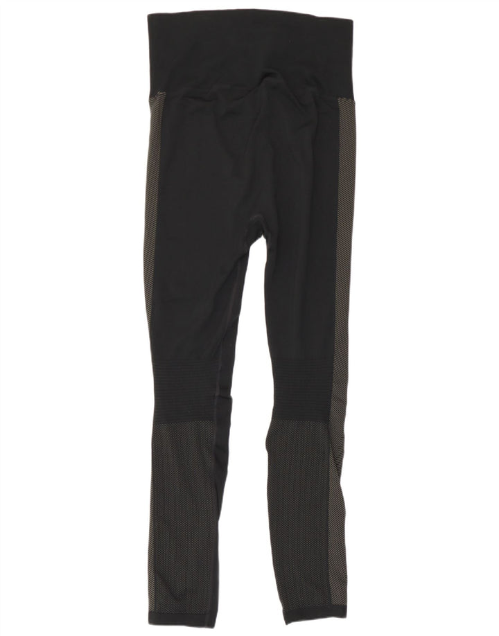 Leggings Nike Dri Fit da donna UK 12 Medium Black Colourblock in poliestere