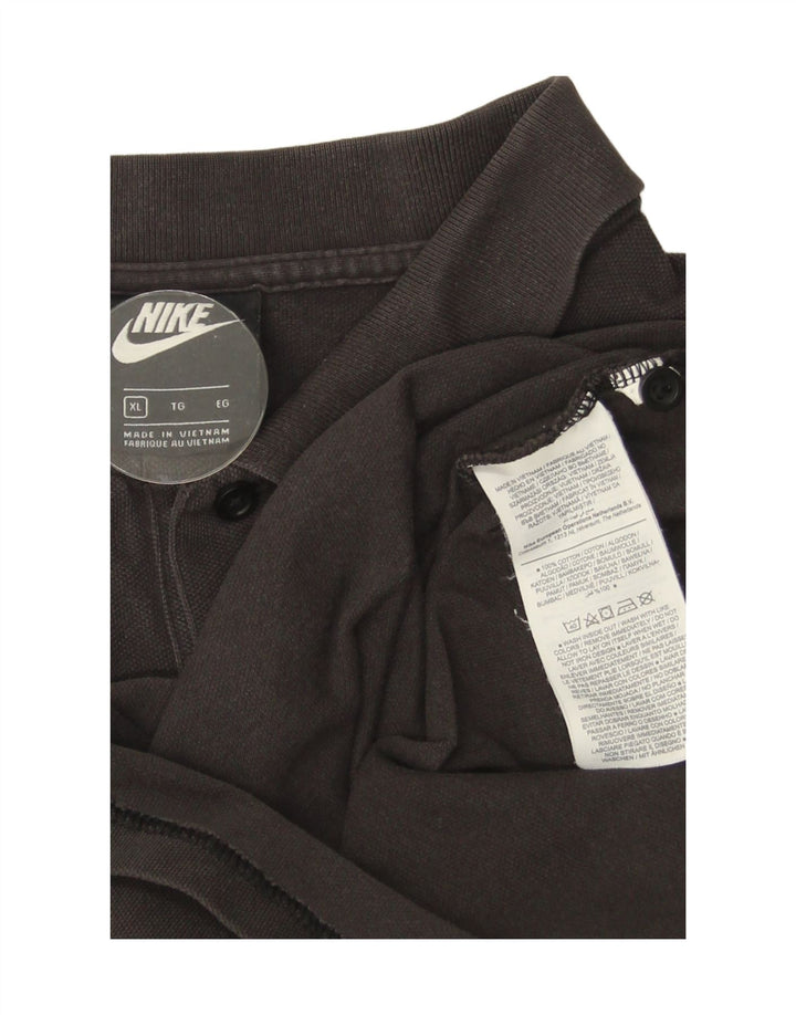 Polo Nike da uomo XL in cotone nero