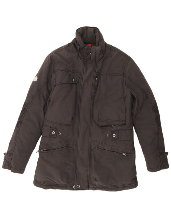 Giacca imbottita da uomo Invicta UK 40 Large in nylon grigio