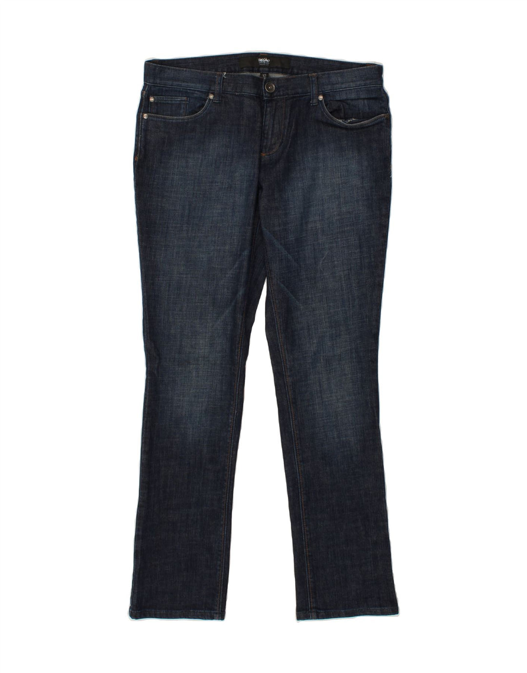MOSSIMO Womens Slim Jeans US 12 Large W34 L33 Blue Cotton Vintage Mossimo and Second-Hand Mossimo from Messina Hembry 