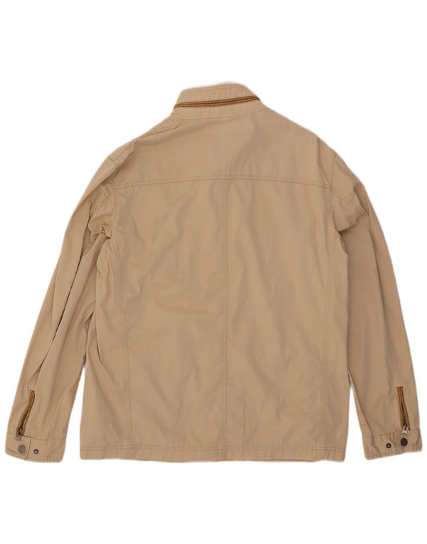 MASSIMO DUTTI Giacca utilitaria da uomo UK 42 XL Cotone beige