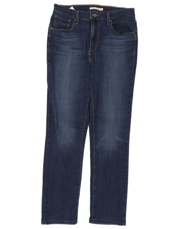 LEVI'S Jeans dritti a vita alta 724 da donna W31 L32 cotone blu
