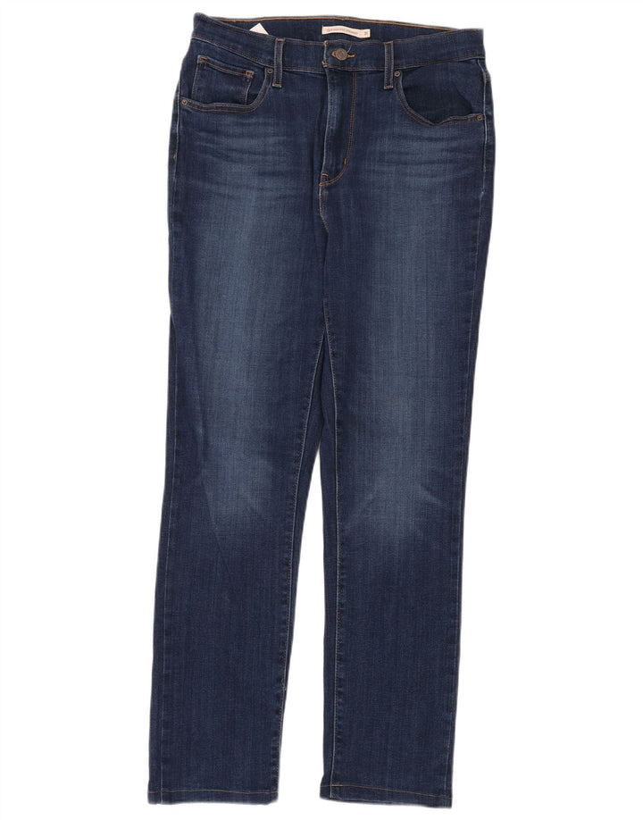 LEVI'S Jeans dritti a vita alta 724 da donna W31 L32 cotone blu