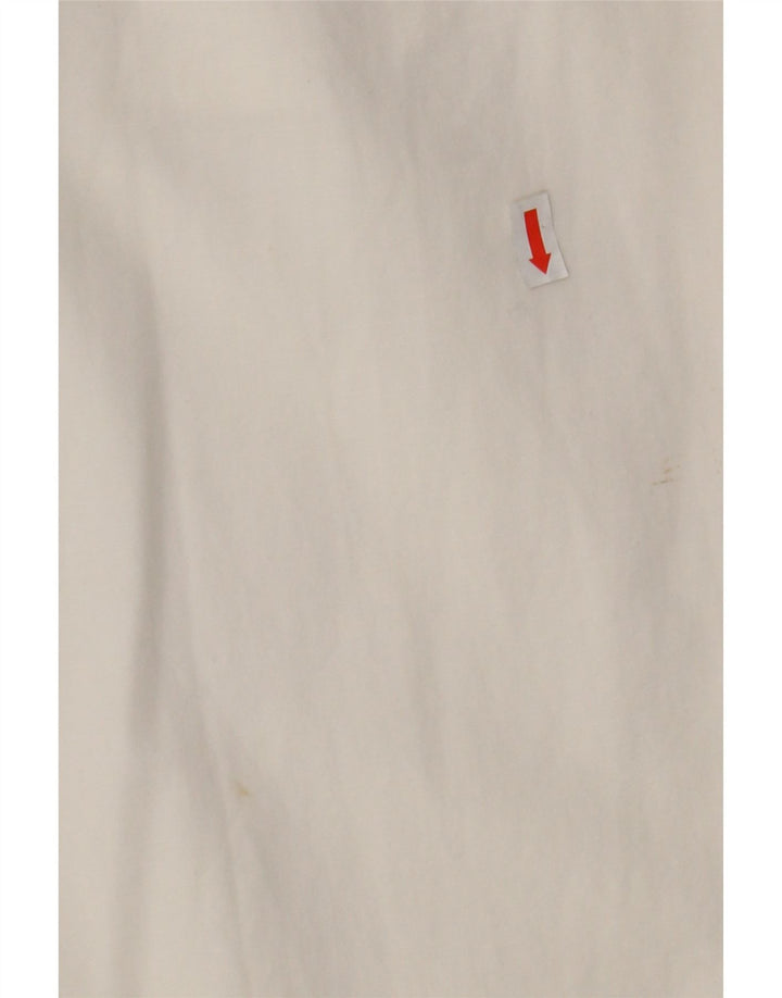 CARRERA Mens Straight Trousers W31 L32 White Cotton