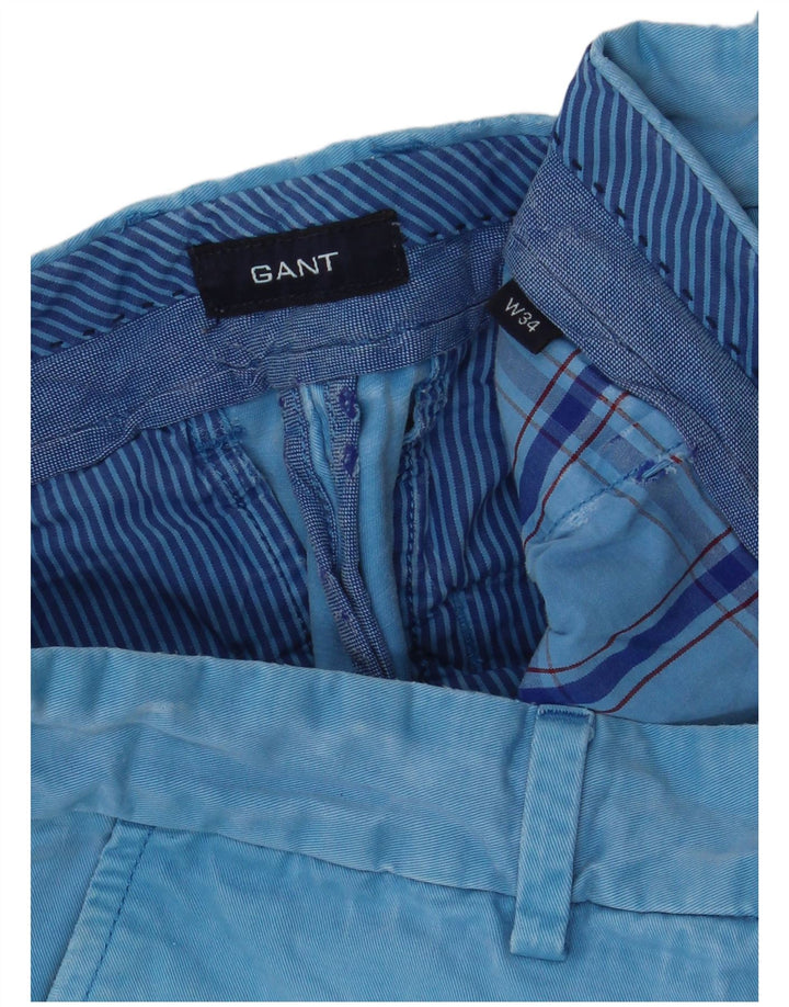 Pantaloncini chino da uomo GANT W34 grandi blu