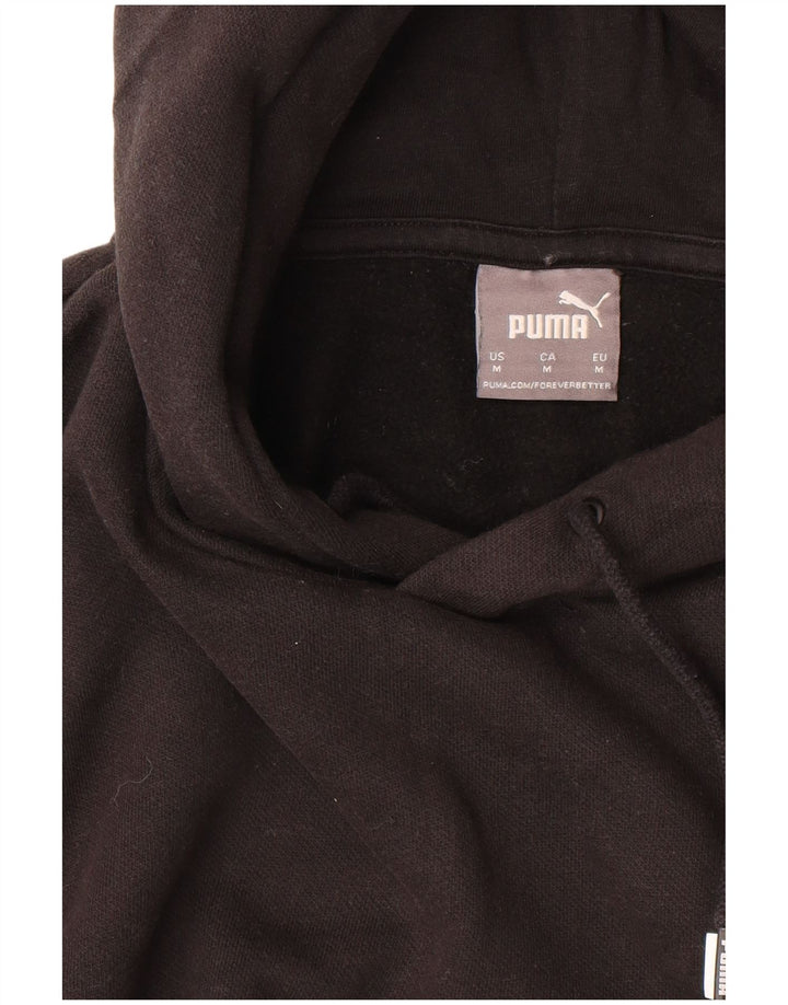 PUMA Mens Hoodie Jumper Medium Black