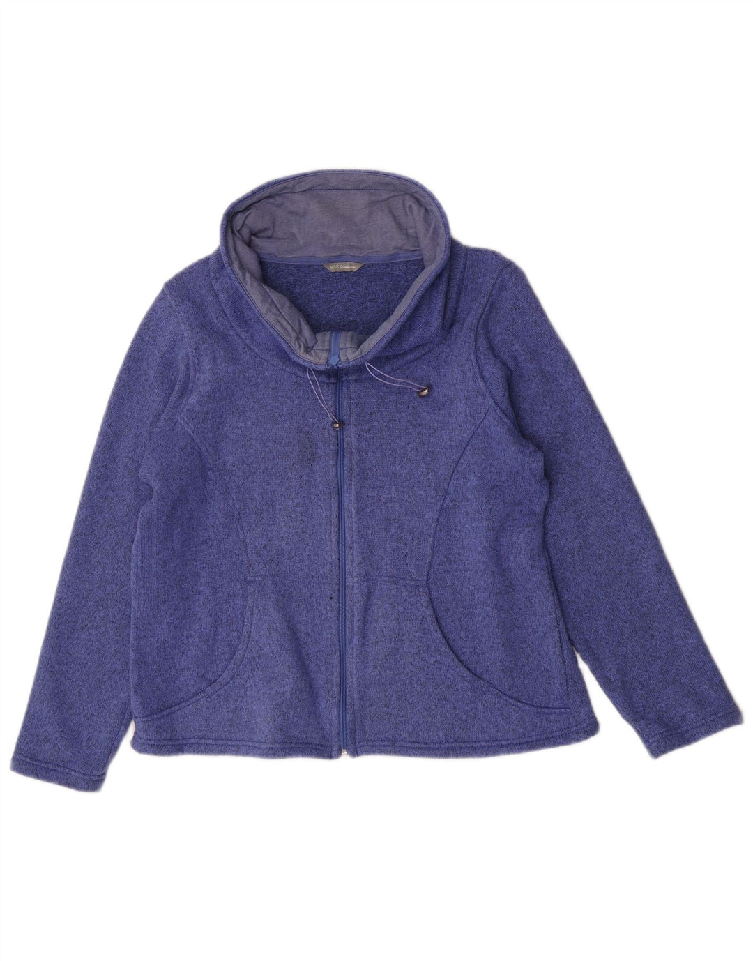 Giacca da ginnastica da donna Marks & Spencer Comfort Fit UK 16 grande blu