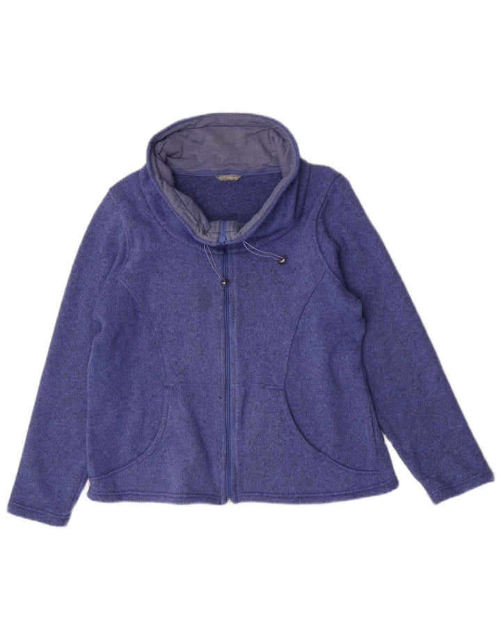 Giacca da ginnastica da donna Marks & Spencer Comfort Fit UK 16 grande blu