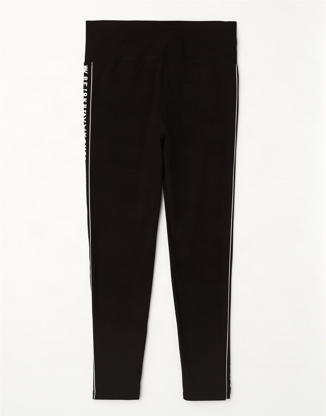 Leggings grafici da donna Dkny UK 14 cotone nero medio
