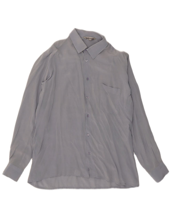 Camicia Uomo Pancaldi&B Taglia 16 41 Large Grigia