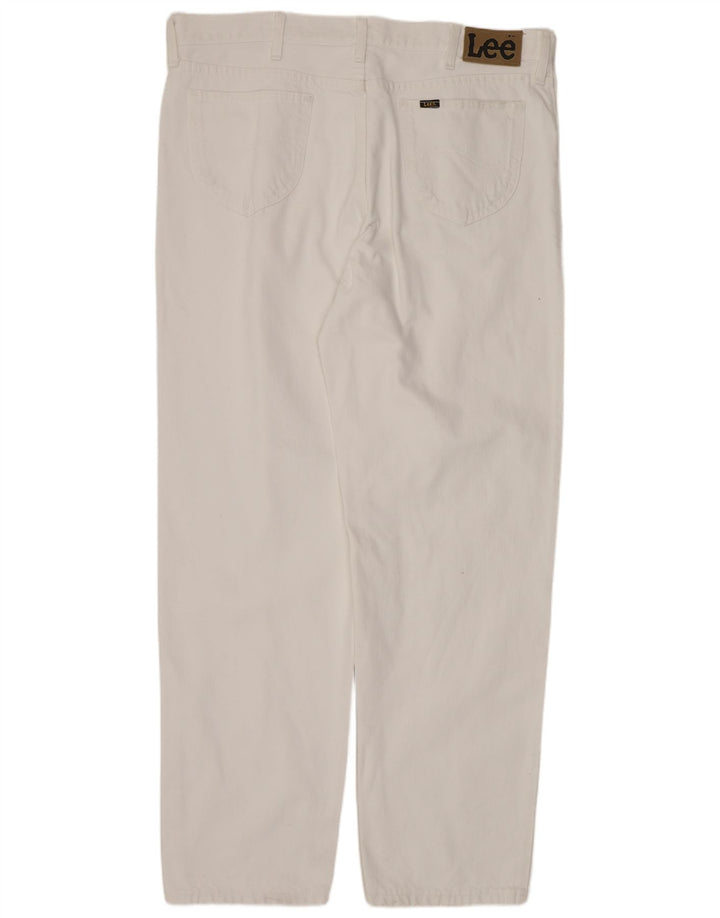 Jeans dritti da uomo Kansas LEE W40 L34 cotone bianco