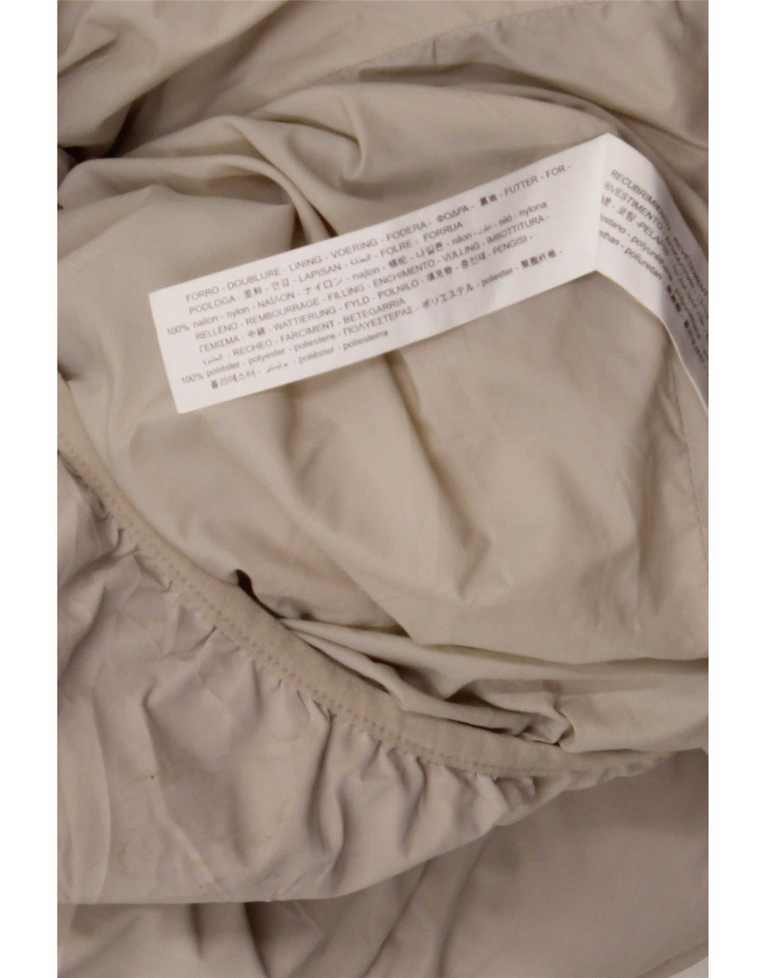 Giacca imbottita da uomo Zara UK 36 piccola in nylon grigio