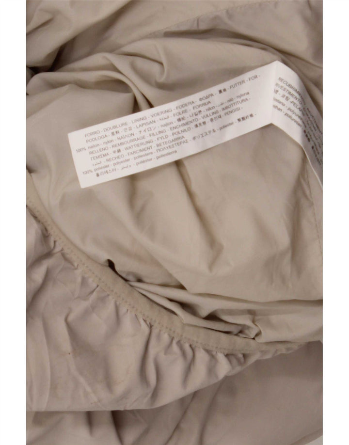 Giacca imbottita da uomo Zara UK 36 piccola in nylon grigio