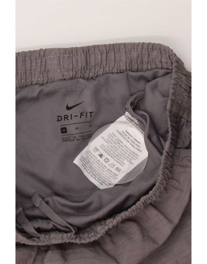 Pantaloncini sportivi Nike Dri Fit per ragazze 10-11 anni in poliestere grigio medio