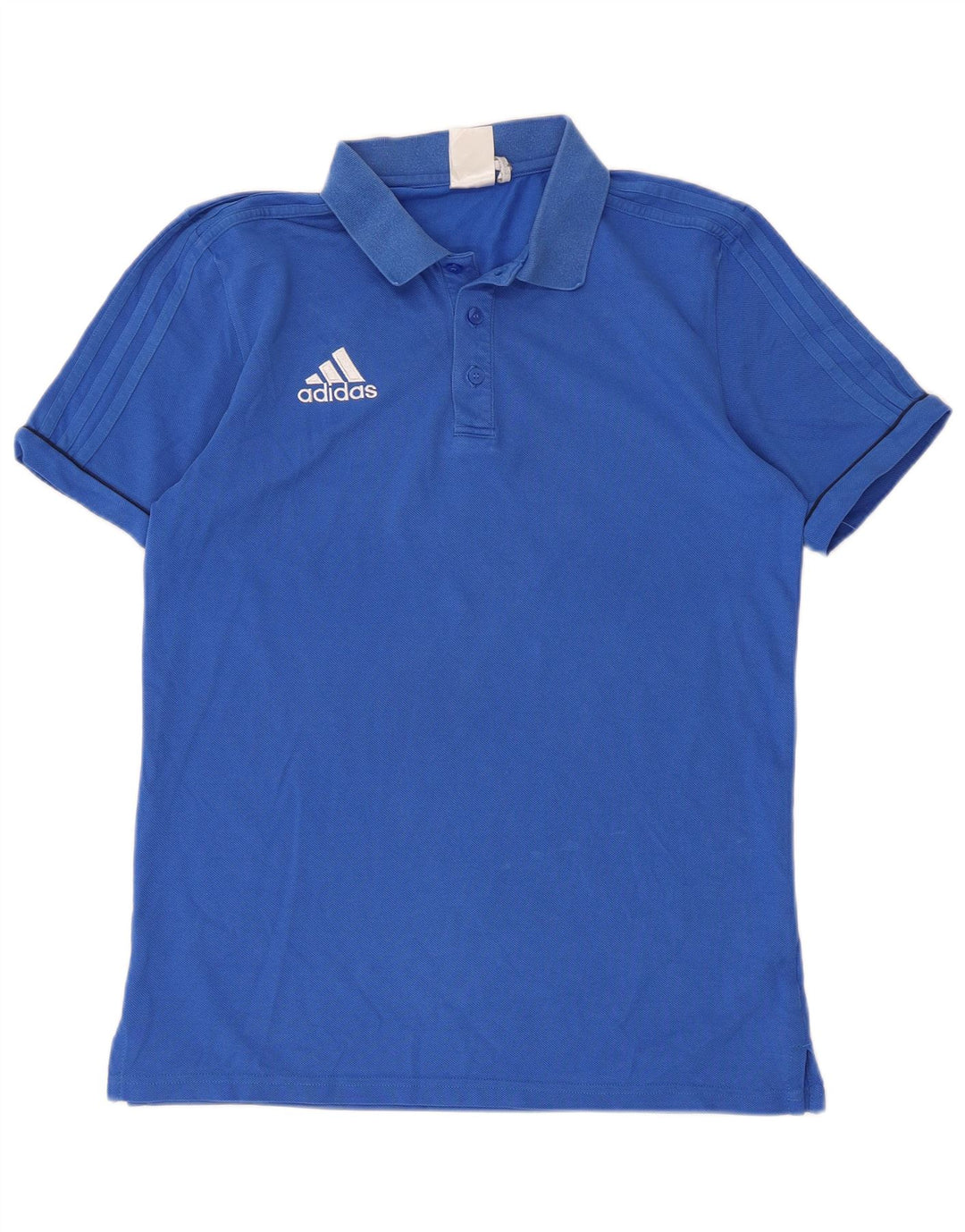 Polo Adidas Climalite da uomo di colore blu medio