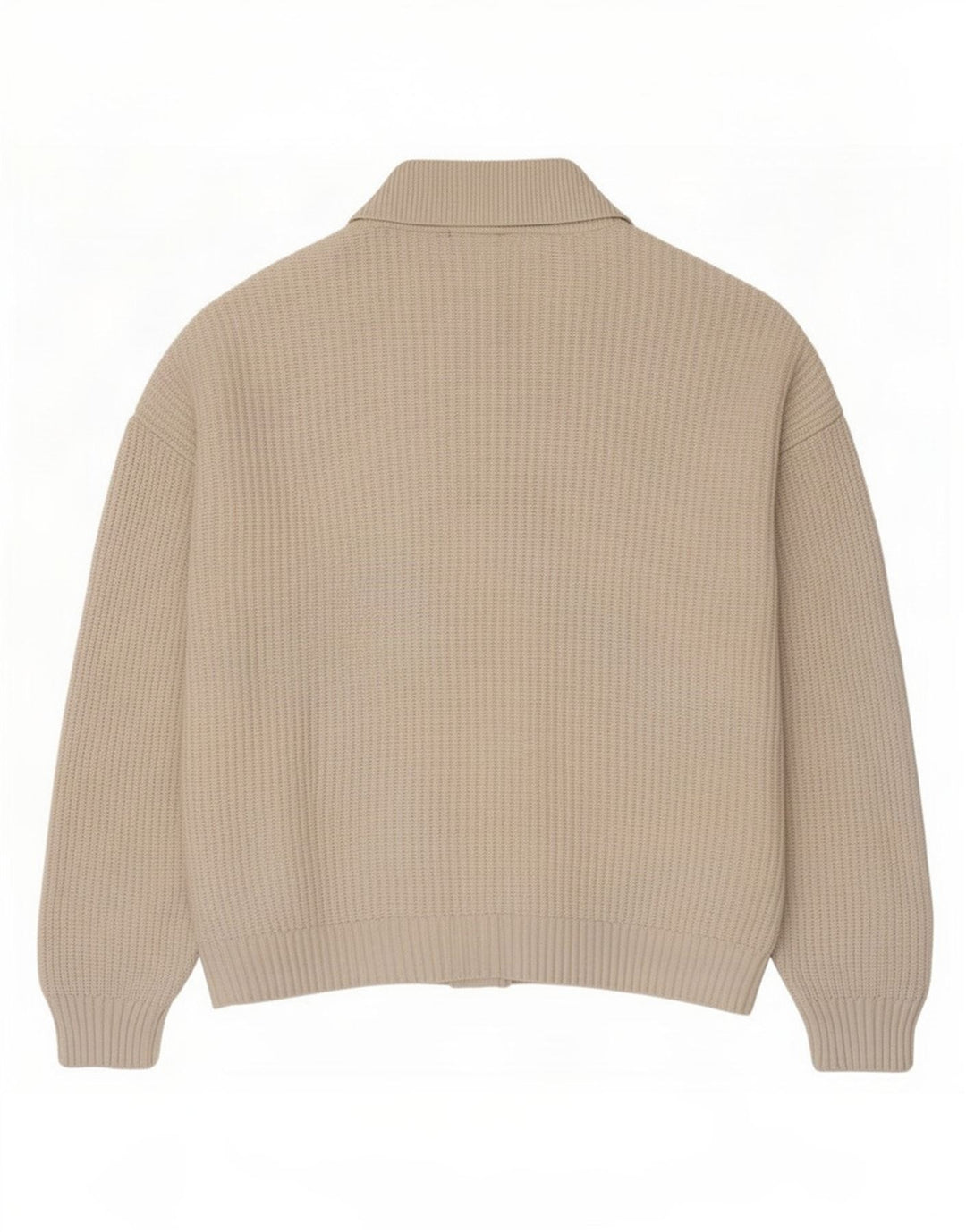 Maglione cardigan da donna Marks & Spencer UK 14 Viscosa beige medio