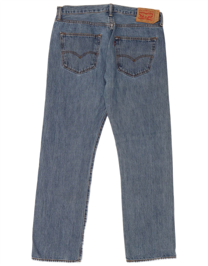 LEVI'S Jeans dritti da uomo 501 W36 L32 cotone blu