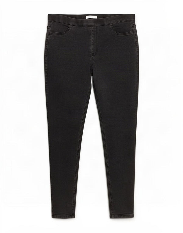 Marks & Spencer Womens Jegging Jeans UK 16 Large W34 L29 Black Cotton